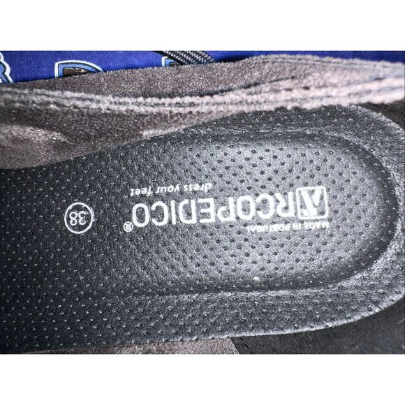 Arcopedico Women's Sheba Lytech Tie Shoe Grey Faux Suede Size 38-7 Retail $150 - Picture 8 of 9